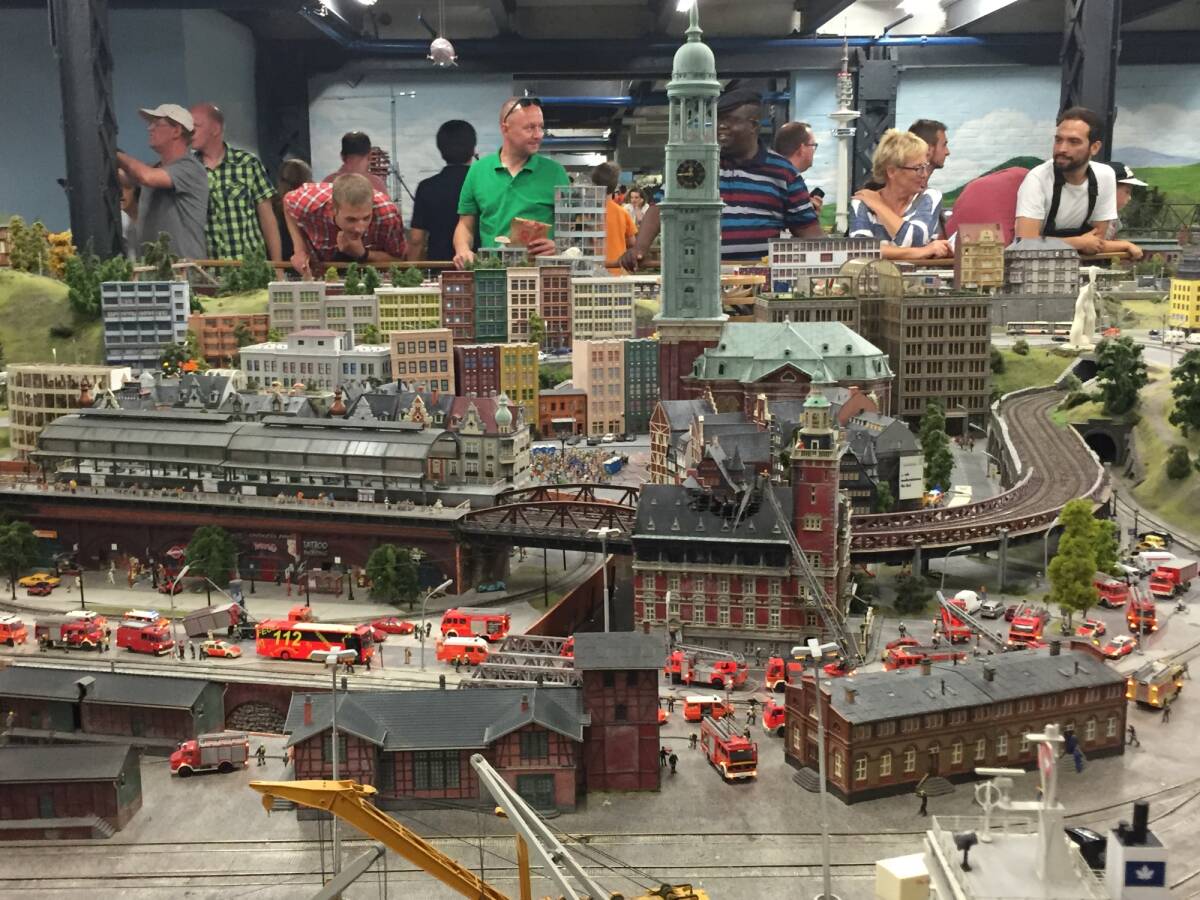 Miniatur Wunderland in Hamburg, Germany, is a model railway attraction and the largest of its kind in the world.